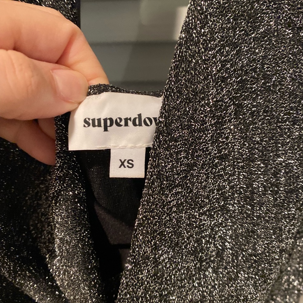 Superdown silver jumpsuit